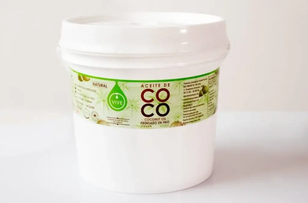 Aceite de coco orgánico  4 litros + leche de coco